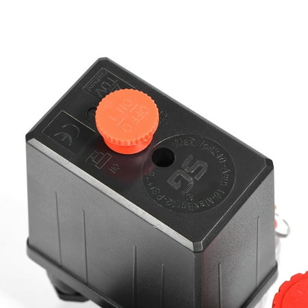 petit régulateur de soupape de commande de pressostat de compresseur d'air avec jauges interrupteur de soupape de pression de compresseur d'air 1 petit régulateur de soupape de commande de pressostat de compresseur d'air avec jauges interrupteur de soupape de pression de compresseur d'air 1